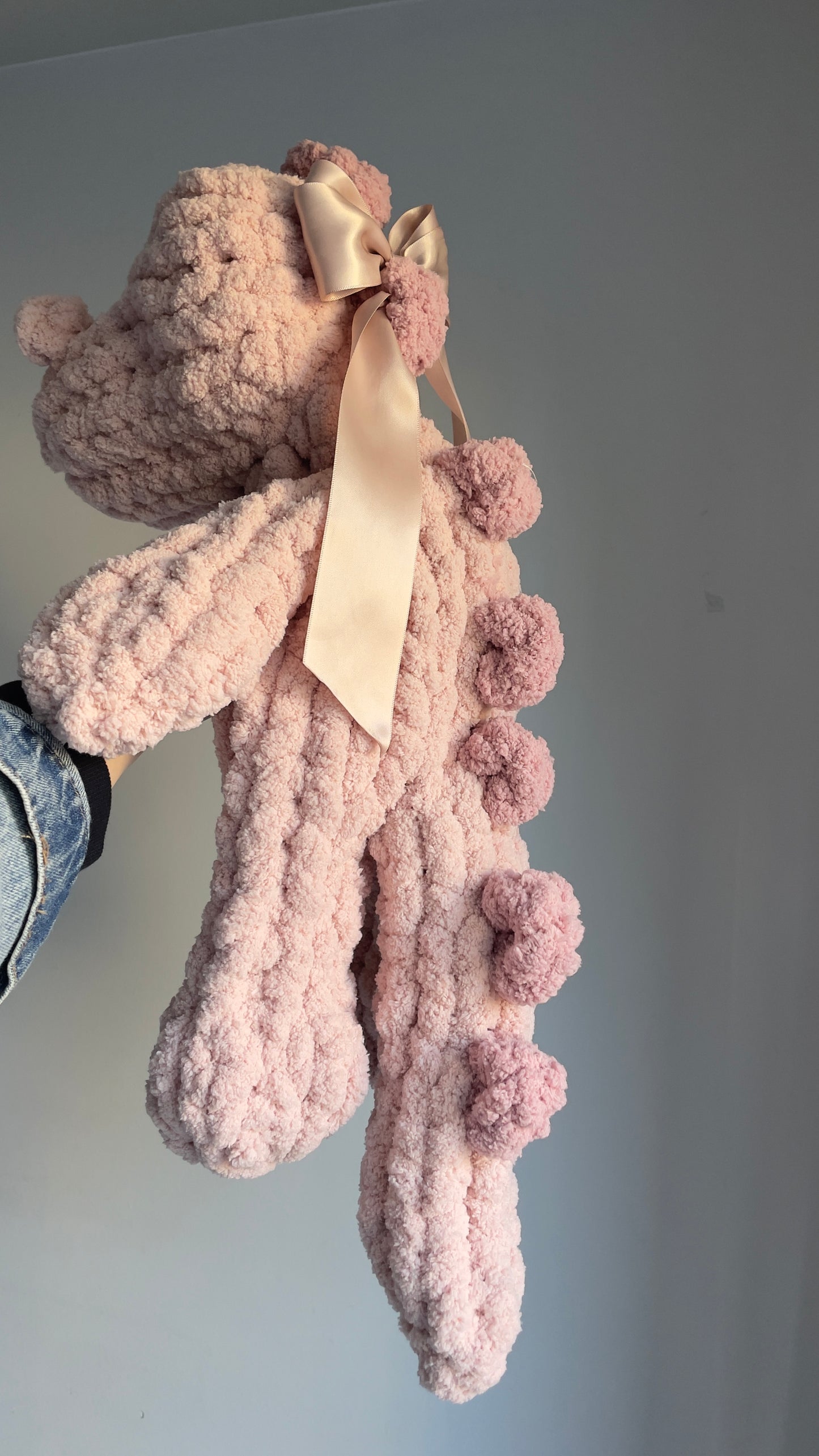 Daisy Dino Snuggler | Plush Dinosaur Toy | Chenille Yarn Dino