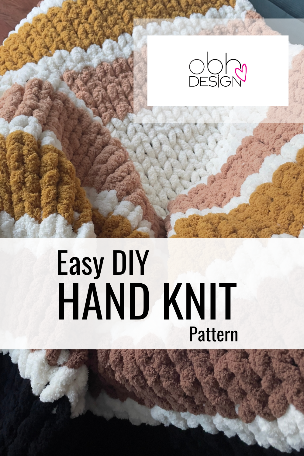 HANDKNIT PATTERN ~ Hank 2.0 ~ Chunky Chenille ~ Off By Heart Design ~ DIY