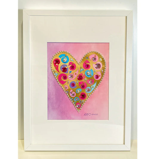Heart framed