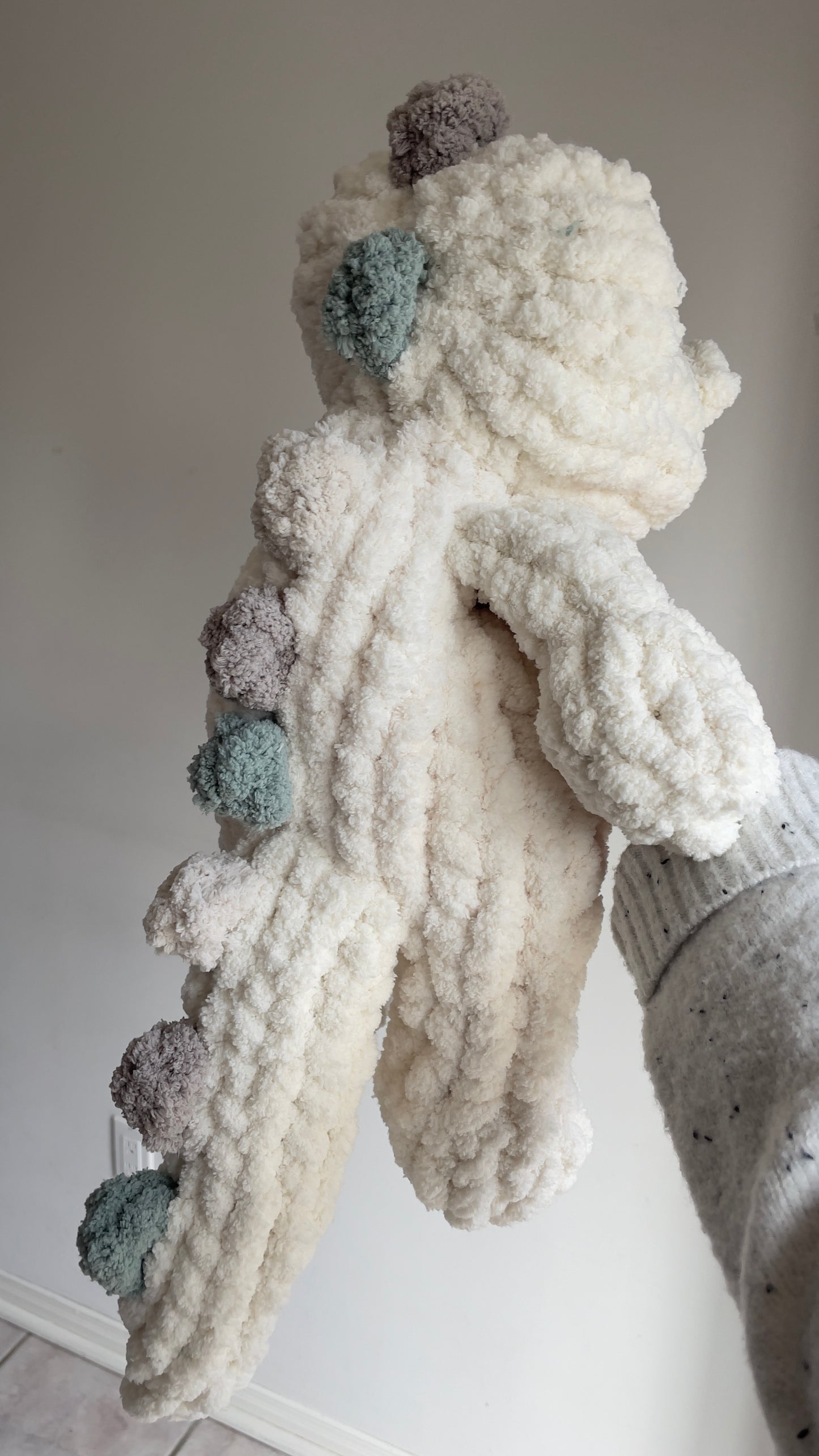 Rexy Dino Snuggler | Plush Dinosaur Toy | Chenille Yarn Dino