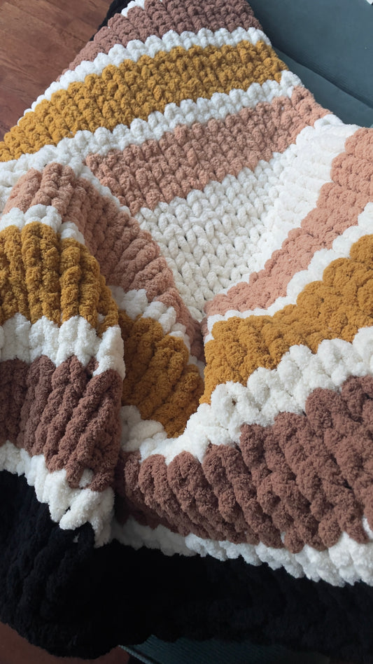 Healing Hand, Chunky Knit "The Hank 2.0" Blanket