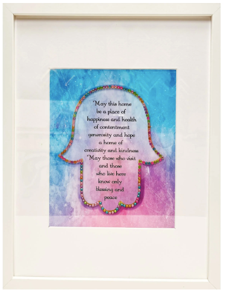 Large Multicolour Hamsa Home Blessing