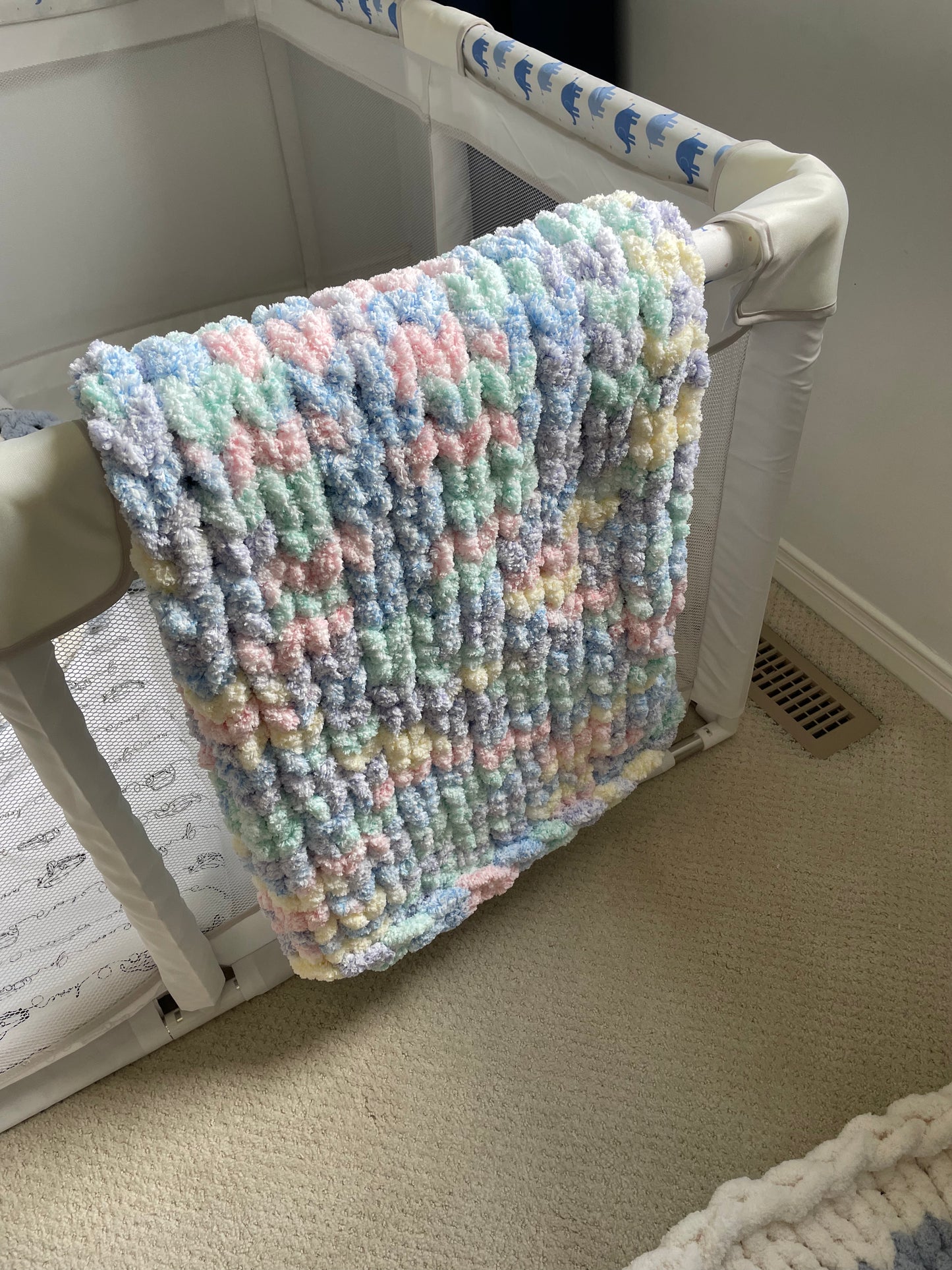 Healing Hand, Chunky Knit Baby Blankets - Unicorn Yarn