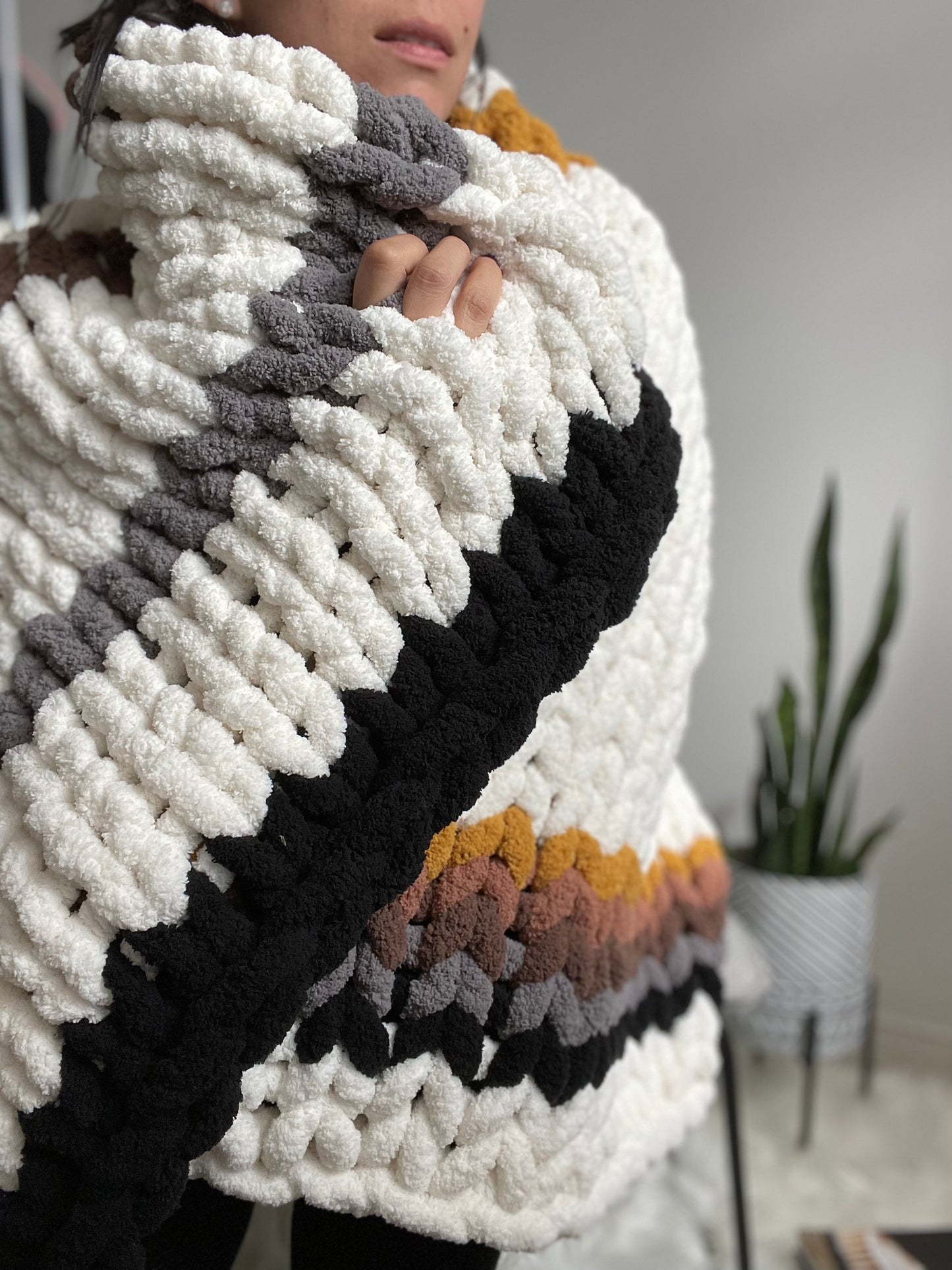 Healing Hand, Chunky Knit "The Hank" Blanket