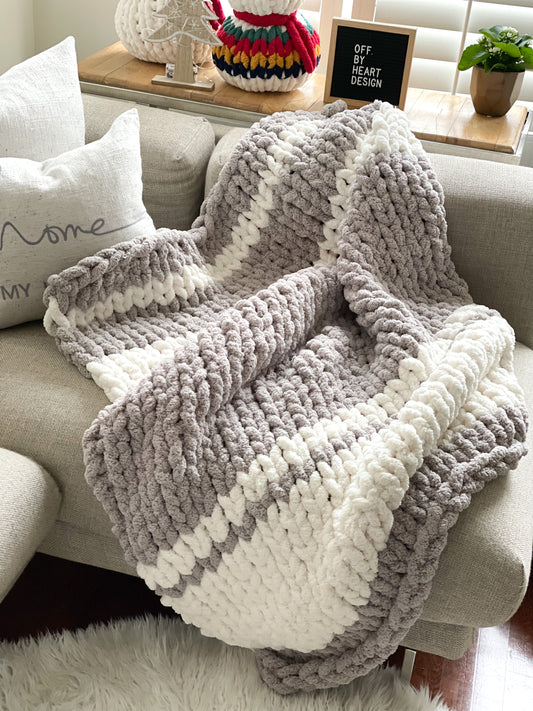 Healing Hand, Chunky Knit Blankets Winter